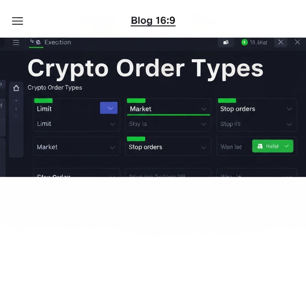Crypto Order Types