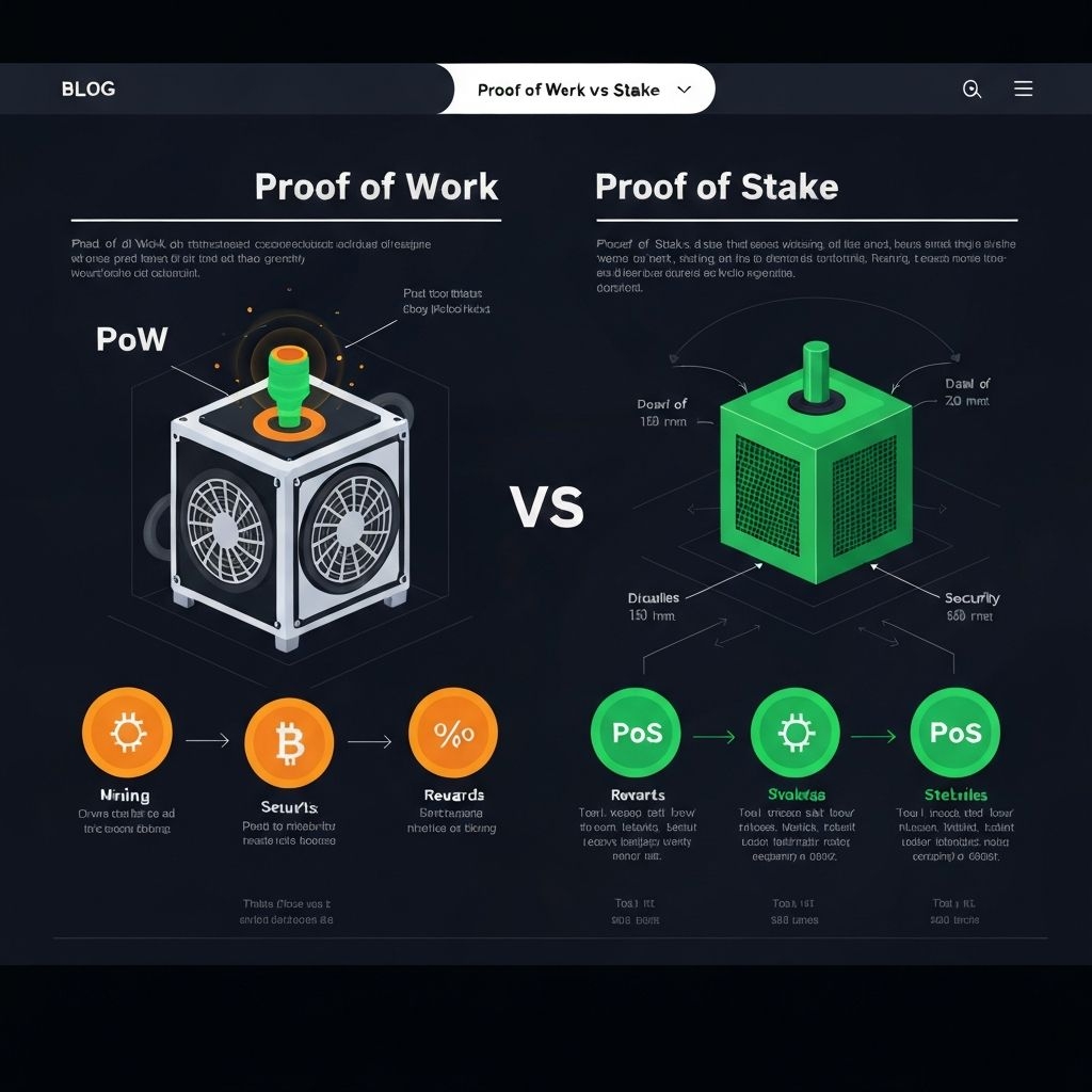 Proof of Work vs Stake