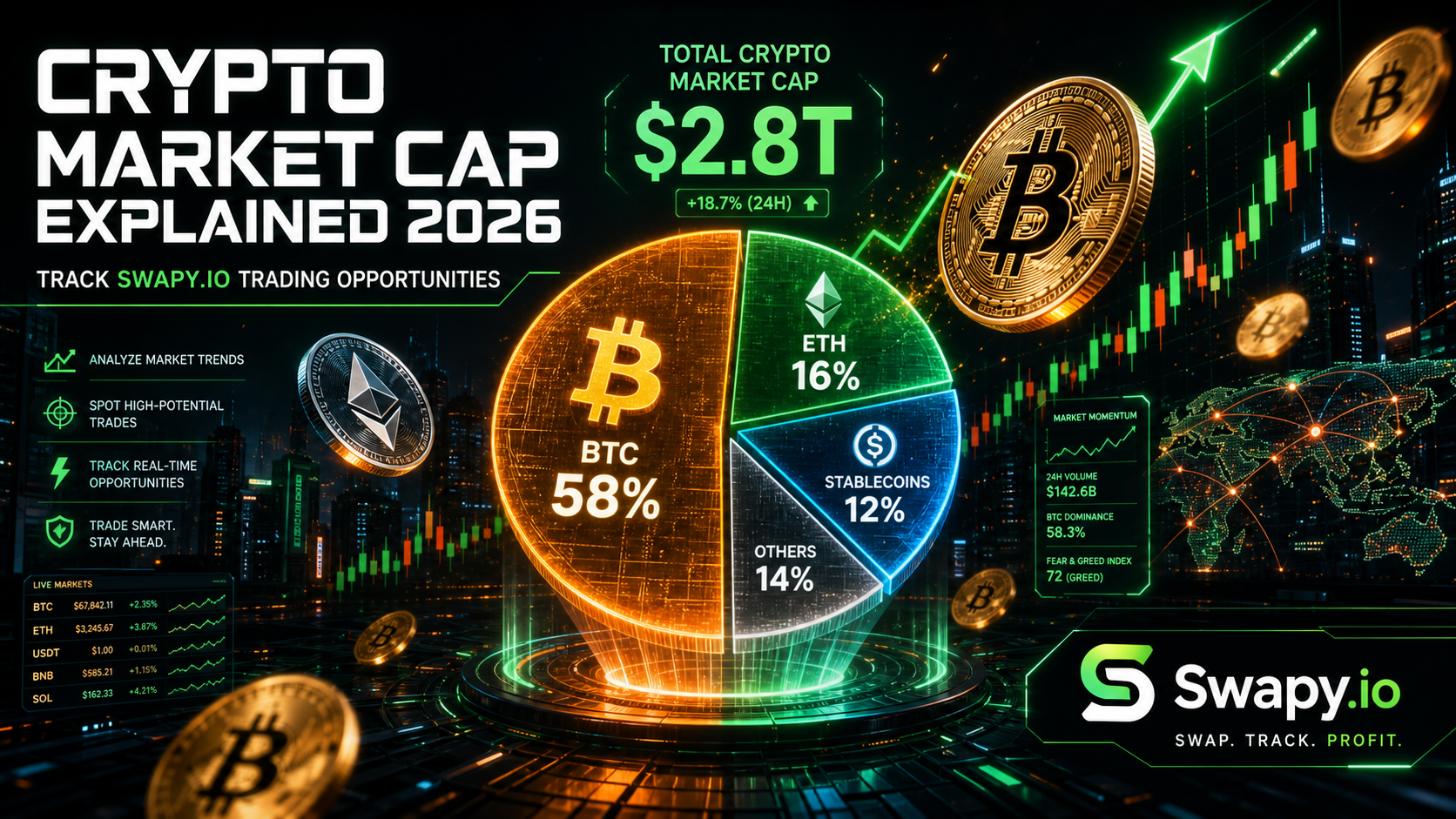 Crypto Market Cap cover for Swapy.io blog